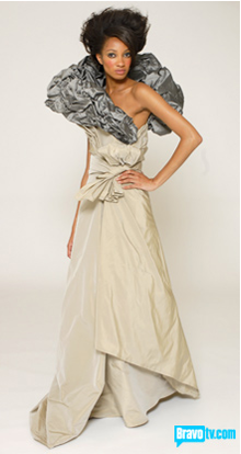 Illustration for article titled Project Runway: "What Is More Fantasy Than Peacock Tail?"